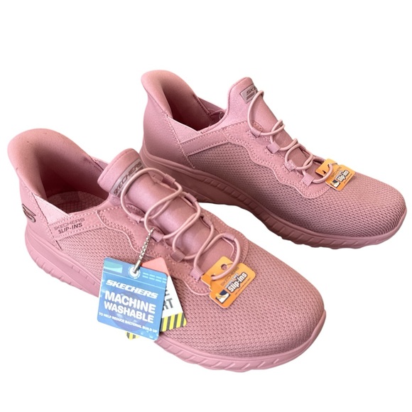 Skechers Womens Bobs Sport Slip-Ons, NWT, Hands Free, Size-8, Color-Rose - Picture 2 of 9